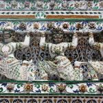 Wat Arun - dettagli delle decorazioni